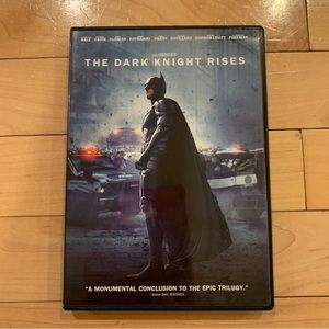 The Dark Knight Rises Batman Movie DVD